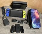 New ListingNintendo Switch Model HAC-001 Handheld Gaming Console w/ Dock, Neon Yellow, Blue