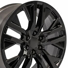 22 inch Black 5903 Wheel Fits Chevy Silverado Tahoe Suburban 84570333 Rim