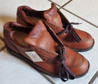 Brown Leather Casual Dress Shoes Men’s Size 11 D - Brown Leather Vibram Sole