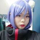 Naruto Konan Akatsuki Short Purple Cosplay Hair Wig + Deco