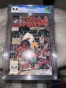 Amazing Spider-Man # 314 CGC 9.4 Mcfarlane Christmas Cover Marvel 1989