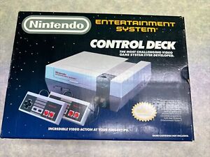 Nintendo NES Control Deck 1980's Vintage In Original Box