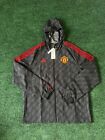 Adidas Manchester United Jacket Soccer Size L  Training Football Adult Black