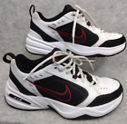 Nike Air Monarch IV Mens US Size 9 White Black Shoes Sneakers Classic Varsity