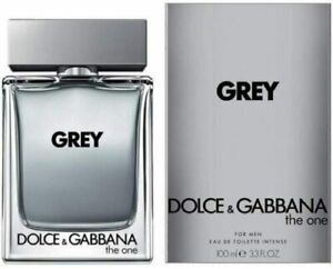 Dolce & Gabbana The One Grey EDT Intense Spray for Men 3.3oz New Sealed Box