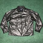 Vintage Gap Quilted Motorcycle Leather Men’s Jacket Full Zip Black Size Medium