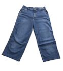Levi's 579 Baggy Fit Denim Blue Jeans High Rise 1999 100% Cotton 38x32 Y2K