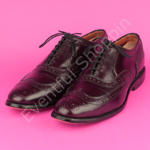 Allen Edmonds McAllister Wingtip Oxford Dress Shoes in Oxblood Size 9C