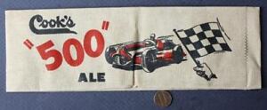 1853-1957 Evansville Indiana Cook's Goldblume Beer Indy 500 Ale paper hat RARE--