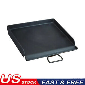 Professional Flat Top Griddle 14 x 16 Inch Cooking Surface Camping Cookware