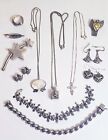 12 Piece Vintage and Modern .925 Sterling Silver Jewelry Lot - NYE, IBB