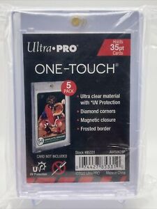 Ultra Pro One-Touch Magnetic Card Holder 35pt Point - 5 PACK
