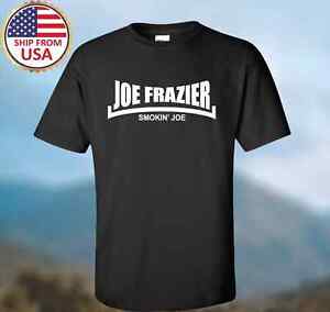 Joe Frazier Boxing Legend Black T-Shirt Size S-5Xl