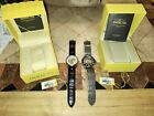 Invicta Hand Wind Watch Lot Of 2 Leather Bands 17258 23533