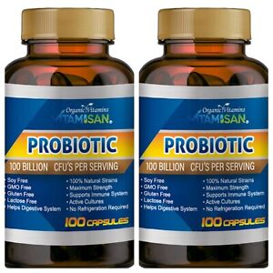 Probiotic Flora colon Probioticos Digestion 100 Mil billones Cfu 200