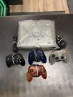 Microsoft Xbox Classic Original Crystal Clear Console W/ OEM Controller + 3 More