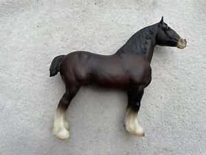 Vintage Breyer Horse #856 Shire Mare Dark Chestnut Bay Clydesdale Draft
