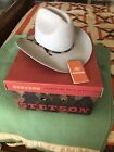Men's Silver Spur Premium Wool Cowboy Hat 7 1/4 Quarter Horse In Stetson Box