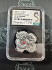 New Listing2024 Fiji 1 oz Silver Dragons of the World Chinese Whiskered Dragon NGC MS70