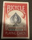 A Deck Vintage Bicycle Poker 808 Red Rider Back Playing Cards Sealed Vintage