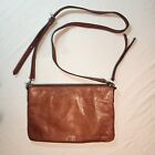 Fossil Sydney Top Zip Crossbody Bag Purse Brown Cowhide Leather ZB5701