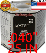 GENUINE KESTER SOLDER 60/40, .04” 1mm 3.3% FLUX, 24-6040-0039 BEST 25 INCHES