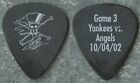 Slash 2002 Yankees vs Angles World Series collectible Guitar Pick Guns N Roses