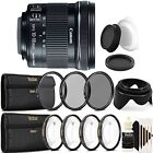 Canon EF-S 10-18mm f/4.5-5.6 IS STM Lens for Canon Rebel with Filter Kits + More