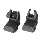 Low Flip-up  Sight Folding Sights Front Rear Hunting