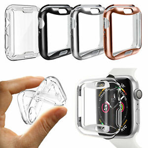 For iWatch Apple Watch 2/3/4/5/6/SE/7/8/9 Protector TPU Case 38/40/42/44/41/45mm