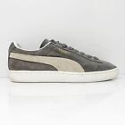 Puma Mens Suede Classic Plus 352634 66 Gray Casual Shoes Sneakers Size 8.5