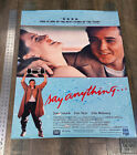 SAY ANYTHING (1989) - Original Vtg. Video Poster - UNUSED