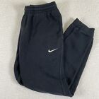 Nike Joggers Mens Medium Sportswear Club Sweatpants Black Fleece 826431-010
