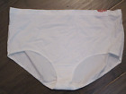 CACIQUE COTTON FULL BRIEF PANTIES IN WHITE SIZE 18/20  NEW