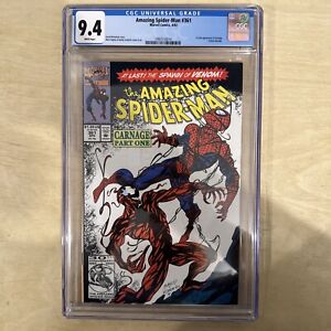 Amazing Spider-Man # 361 CGC 9.4 - 1st App. Carnage - Marvel