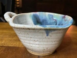 Vtg. BR Hilton Studio Art Pottery Cup Signed North Carolina 1998 Glazed 2.5