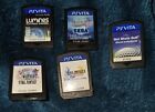 Lot of 5 Playstation Vita Games and Soft Carrying Case