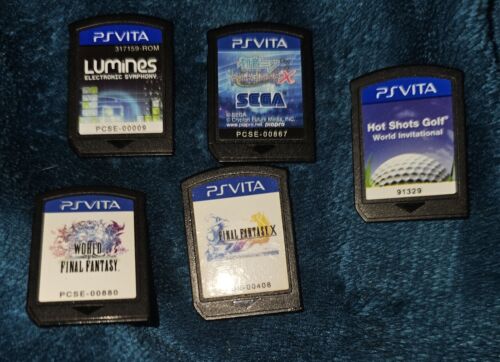 New ListingLot of 5 Playstation Vita Games and Soft Carrying Case