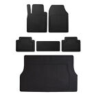 Trimmable Floor Mats & Cargo Liner Waterproof for BMW Rubber TPE Black 5Pcs (For: 2021 BMW X3)