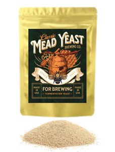 Mead Yeast or Honey Wine Yeast - Gold Premium Hand Crafted Free Ship USA