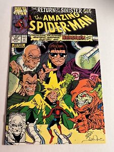 AMAZING SPIDER-MAN #337 🔑 SINESTER SIX!! 1990