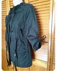 BEBE black trench coat jacket windbreaker parka Size X-small