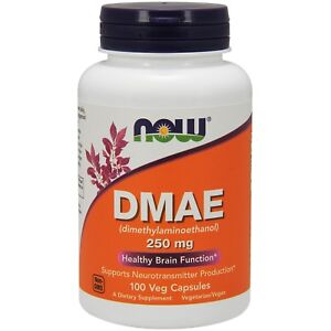 NOW Foods DMAE 250 mg, 100 Veg Capsules