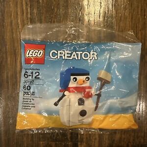 NEW LEGO 30197 Snowman Creator Set Poly Bag Winter Holiday Christmas  - NWT