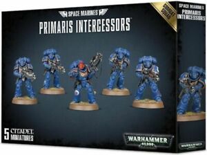 Warhammer 40k Space Marine Primaris Intercessors Combat Squad (5) NO BOX