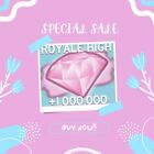Roblox ROYALE HIGH 1 Million Diamonds!! SAME DAY SHIPPING!!