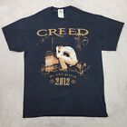 Creed Shirt Mens Medium Black Crew Concert Tour Y2K Emo Goth My Own Prison Adult