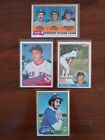 New Listing1980s Topps HOF star Rookie Card Lot  Clemens Boggs Baines Valenzuela Good - VG