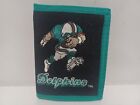 New ListingNWOT NOS Vintage 90's NFL Miami Dolphins Self Fastening Fully Embroidered Wallet