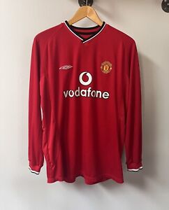 2000-02 Manchester United Long Sleeve Jersey